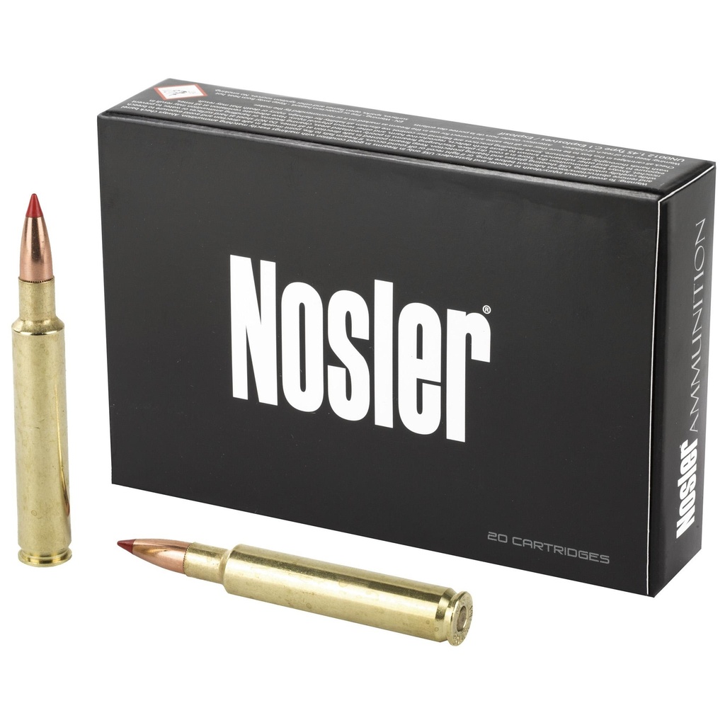 Nosler Ballistic Tip Hunting 280 Ackley Improved 140 Grain Rifle Ammunition 20 Round Box 