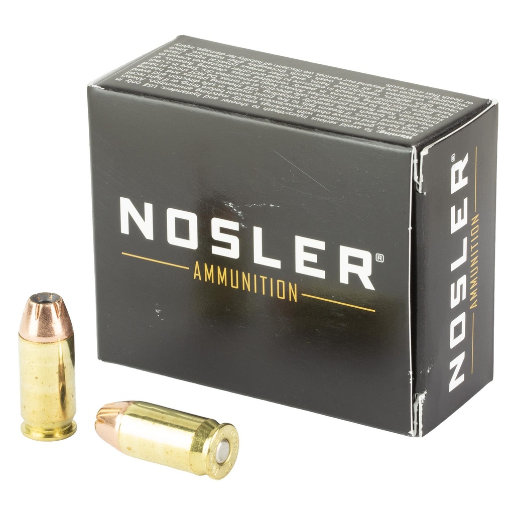 Nosler Assured Stopping Power 45ACP 185 Grain Jacketed Hollow Point 20 Round Box 