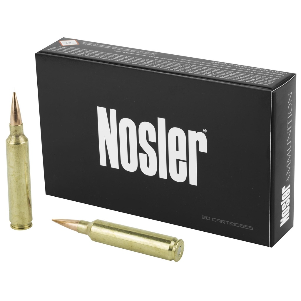 Nosler RDF HPBT 28 Nosler 185 Grain Rifle Ammunition 20 Round Box 