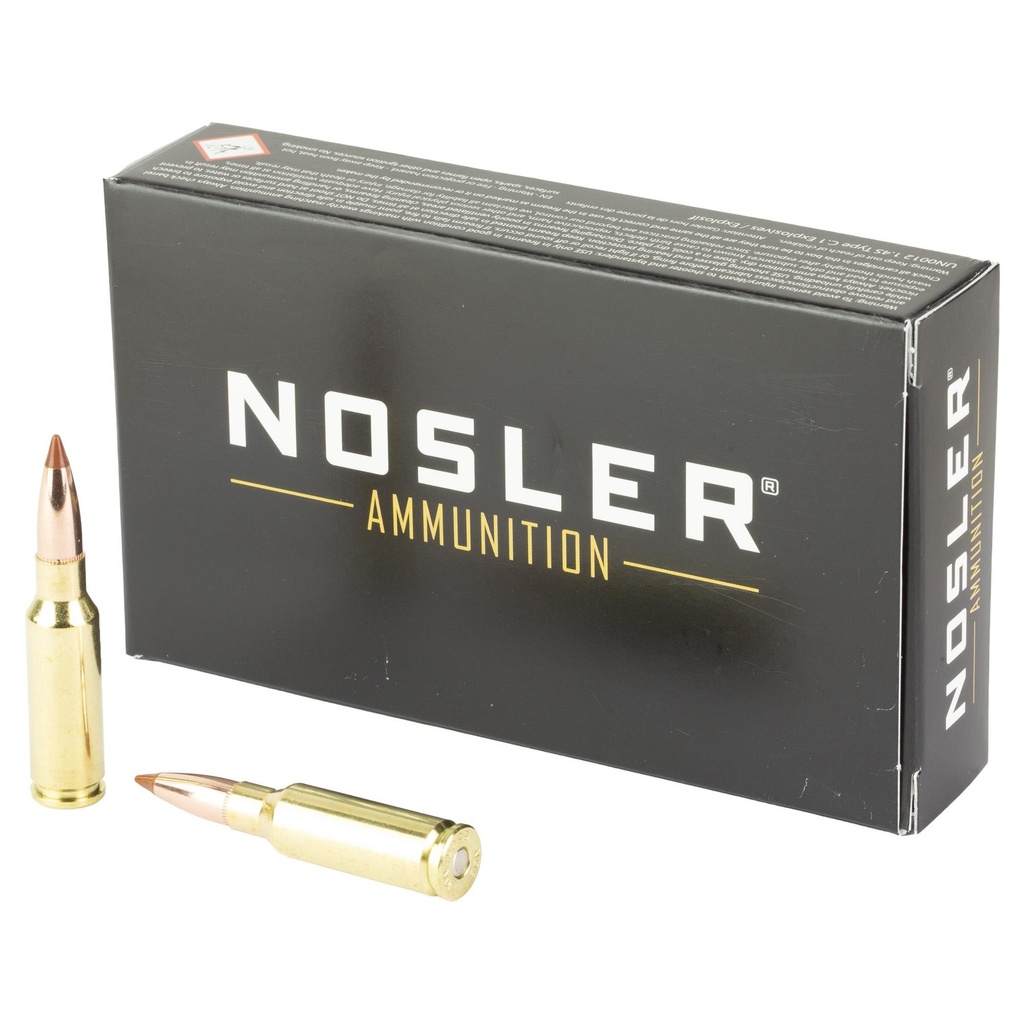 Nosler Ballistic Tip 6.5 Grendel 120 Grain Spitzer Ballistic Tip Bullet 20 Round Box 