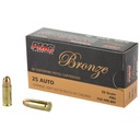 PMC Ammunition Bronze 25 ACP 50 Grain Full Metal Jacket 50 Round Box 