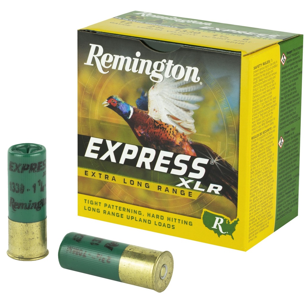 Remington Express Long Range 12 Gauge 2.75 3 Dram 1.25 oz. Lead 25 Round Box 
