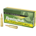 Remington High Performance 22-250 55 Grain Pointed Soft Point 20 Round Box 