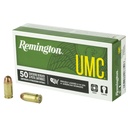 Remington UMC 380 ACP 95 Grain Full Metal Jacket 50 Round Box 