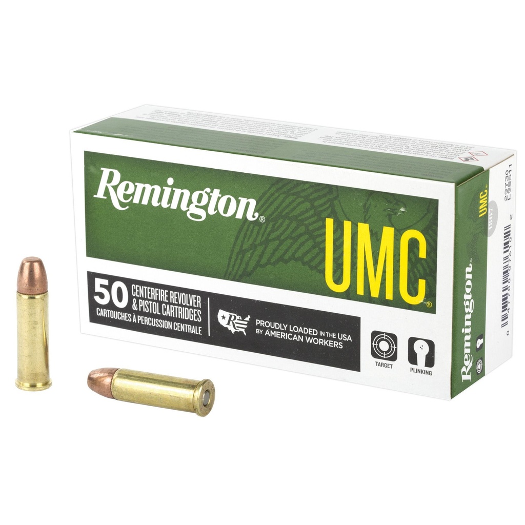 Remington UMC 38 Special 130 Grain Full Metal Jacket 50 Round Box 