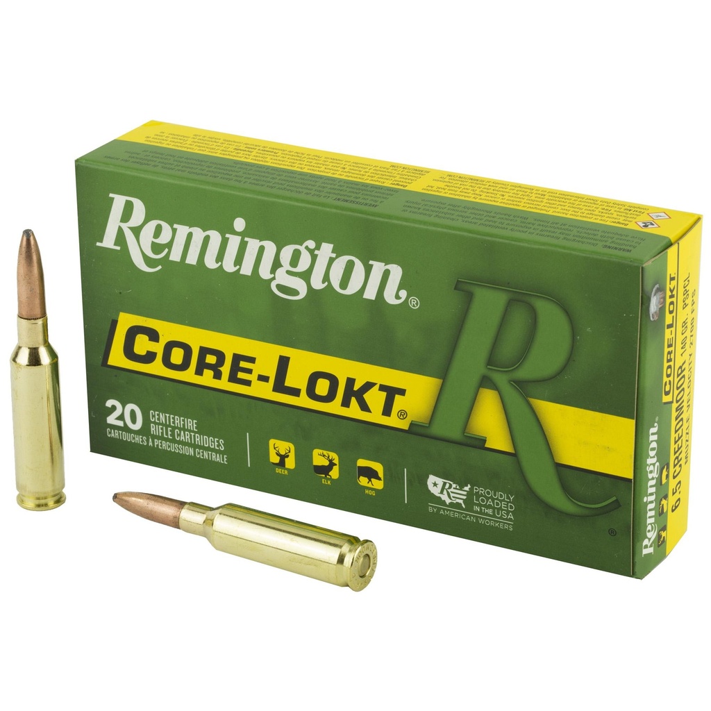 Remington 6.5 Creedmoor 140 Pointed Soft Point 20 Round Box 