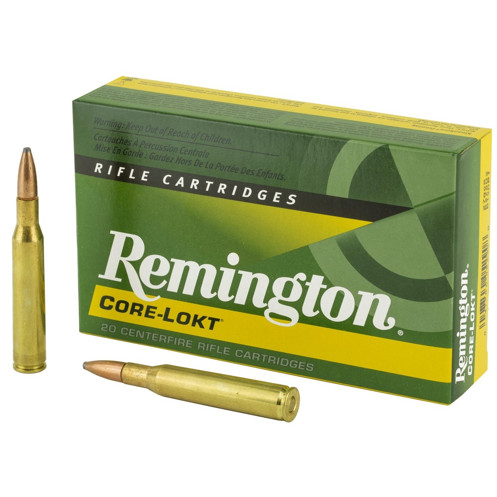 Remington Core Lokt 270 Winchester 130 Grain Pointed Soft Point 20 Round Box 