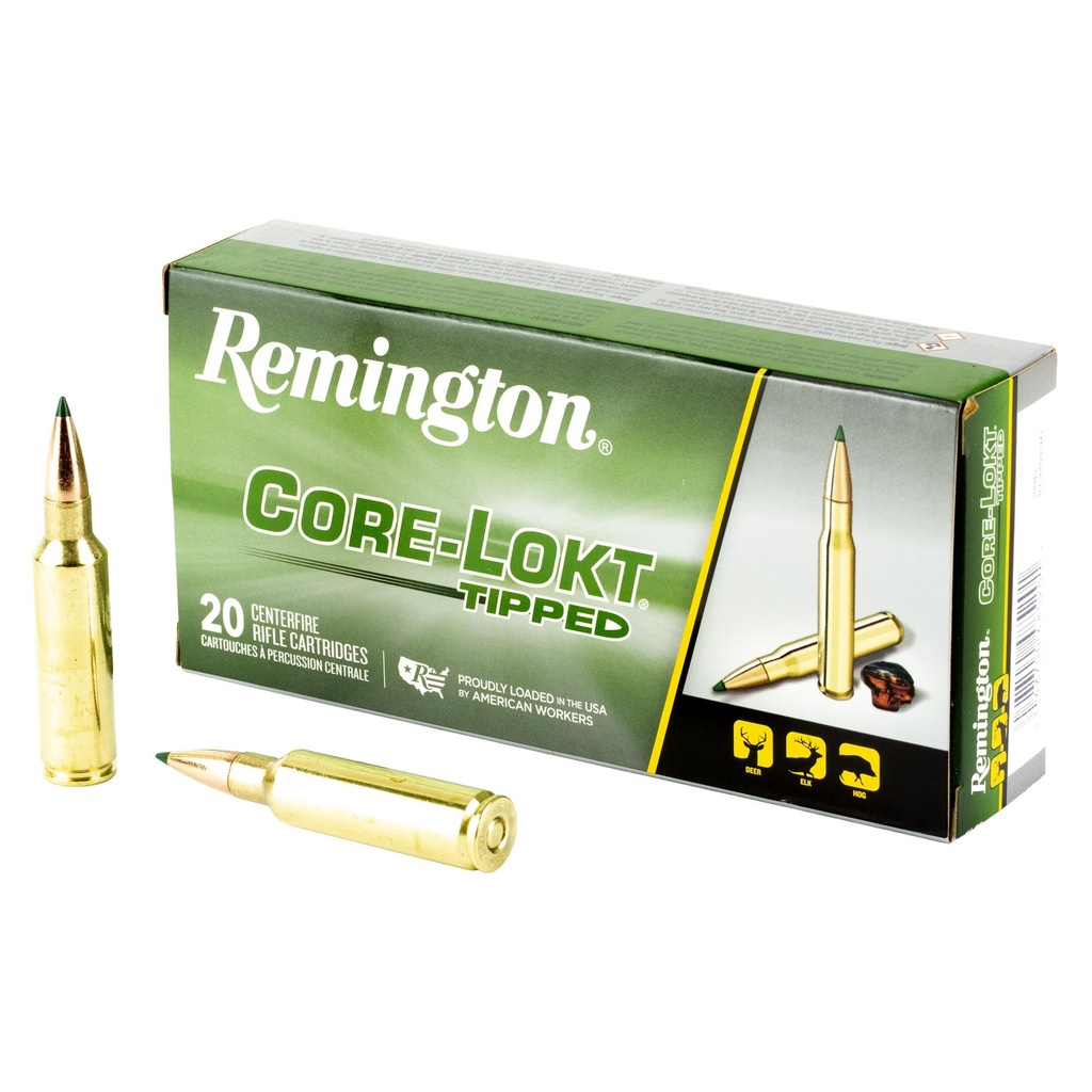 Remington CORE-LOKT TIPPED 300 Winchester Short Magnum 150 Grain Polymer Tip 20 Round Box 