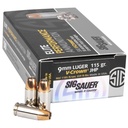 Sig Sauer Elite Performance V-Crown 9MM 115 Grain Jacketed Hollow Point 50 Round Box 