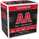 Winchester Ammunition AA Target 20 Gauge 2.75 #7.5 2.5 Dram 1 oz. Shotshell 25 Round Box 