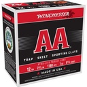 Winchester Ammunition AA Xtra-Light 12 Gauge 2.75 #8 1 oz Shotshell 25 Round Box 