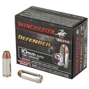 Winchester Ammunition Defender 10MM 180 Grain Bonded Jacketed Hollow Point 20 Round Box 