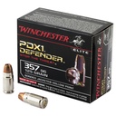 Winchester Ammunition Defender Supreme Elite 357SIG 125 Grain Bonded Jacketed Hollow Point PDX1 20 Round Box 