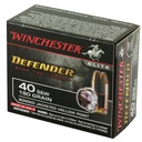 Winchester Ammunition Defender Supreme Elite 40S&W 165 Grain Bonded Jacketed Hollow Point PDX1 20 Round Box 