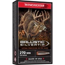 Winchester Ammunition Ballistic Silvertip 270 Win 130 Grain 20 Round Box 