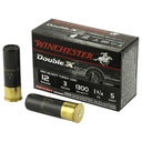 Winchester Ammunition Double X High Velocity Turkey 12 Gauge 3 #5 1.75oz Shotshell 10 Round Box 