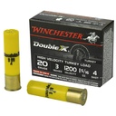 Winchester Ammunition Double X High Velocity Turkey 20 Gauge 3 #4 1 5/16oz 10 Round Box 