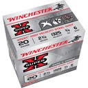 Winchester Ammunition Xpert 20 Gauge 2.75" #6 3/4 oz. Steel Shot Lead Free 25 Round Box California Certified Nonlead Ammunition 