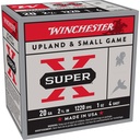 Winchester Ammunition Super-X 20 Gauge #4 2 3/4 Dram 1 oz. Shotshell 25 Round Box 
