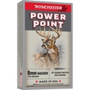 Winchester Ammunition Super-X 8MM Mauser 170 Grain Power Point 20 Round Box 
