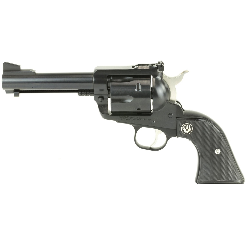 Ruger Blackhawk Convertible SA 45 Long Colt/45 ACP 4.6" Barrel 6Rds Black