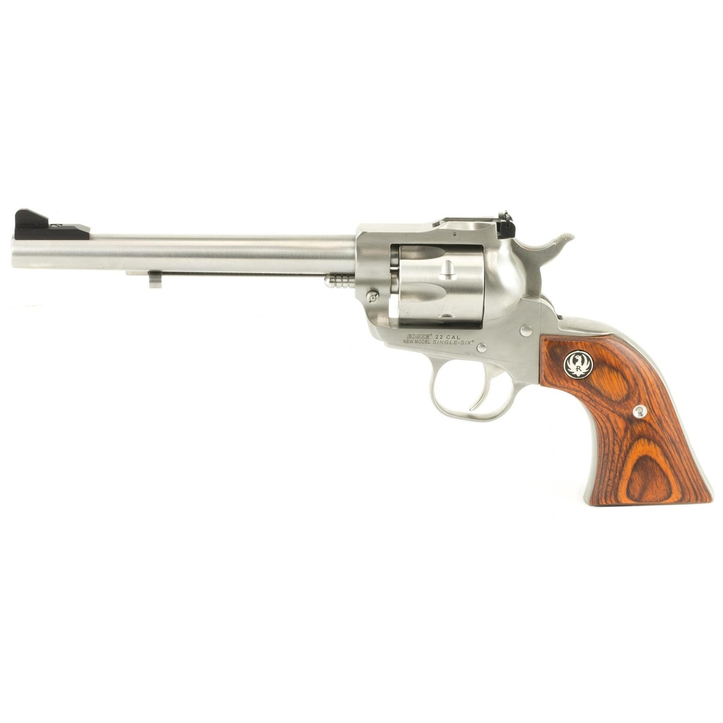 Ruger Single-Six Convertible SA 22LR/22 WMR 6.5" Barrel 6Rds Silver