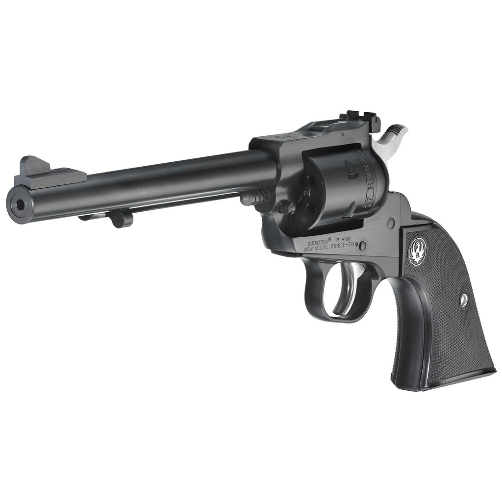 Ruger Single-Six SA 17 HMR 6.5" Barrel Rds Black