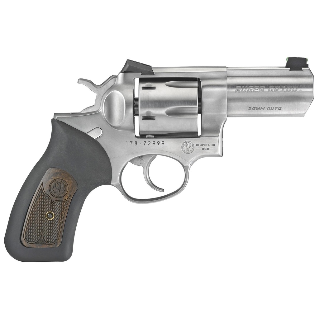 Ruger GP100 Wiley Clapp TALO Edition DA 10MM 3" Barrel 6Rds Silver
