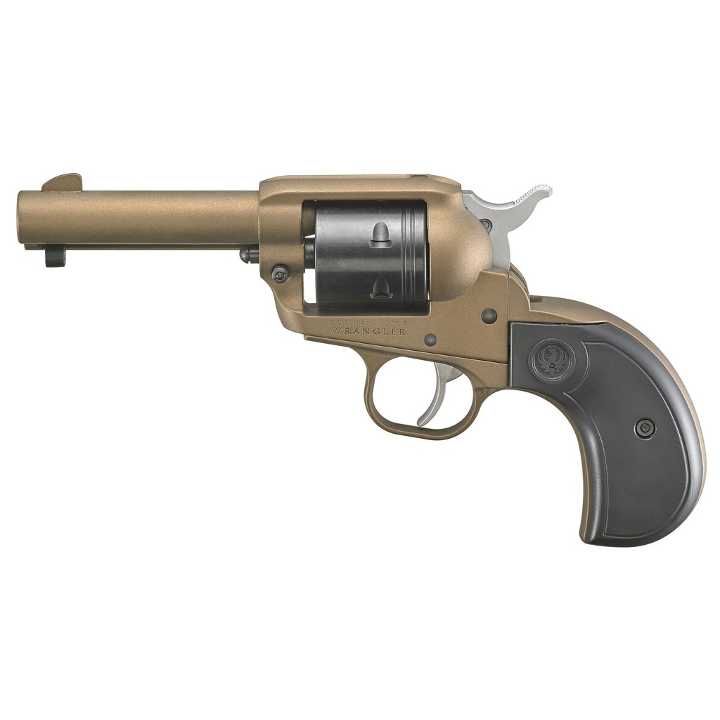 Ruger Wrangler Birdshead SA 22LR 3.75" Barrel 6Rds Burnt Bronze