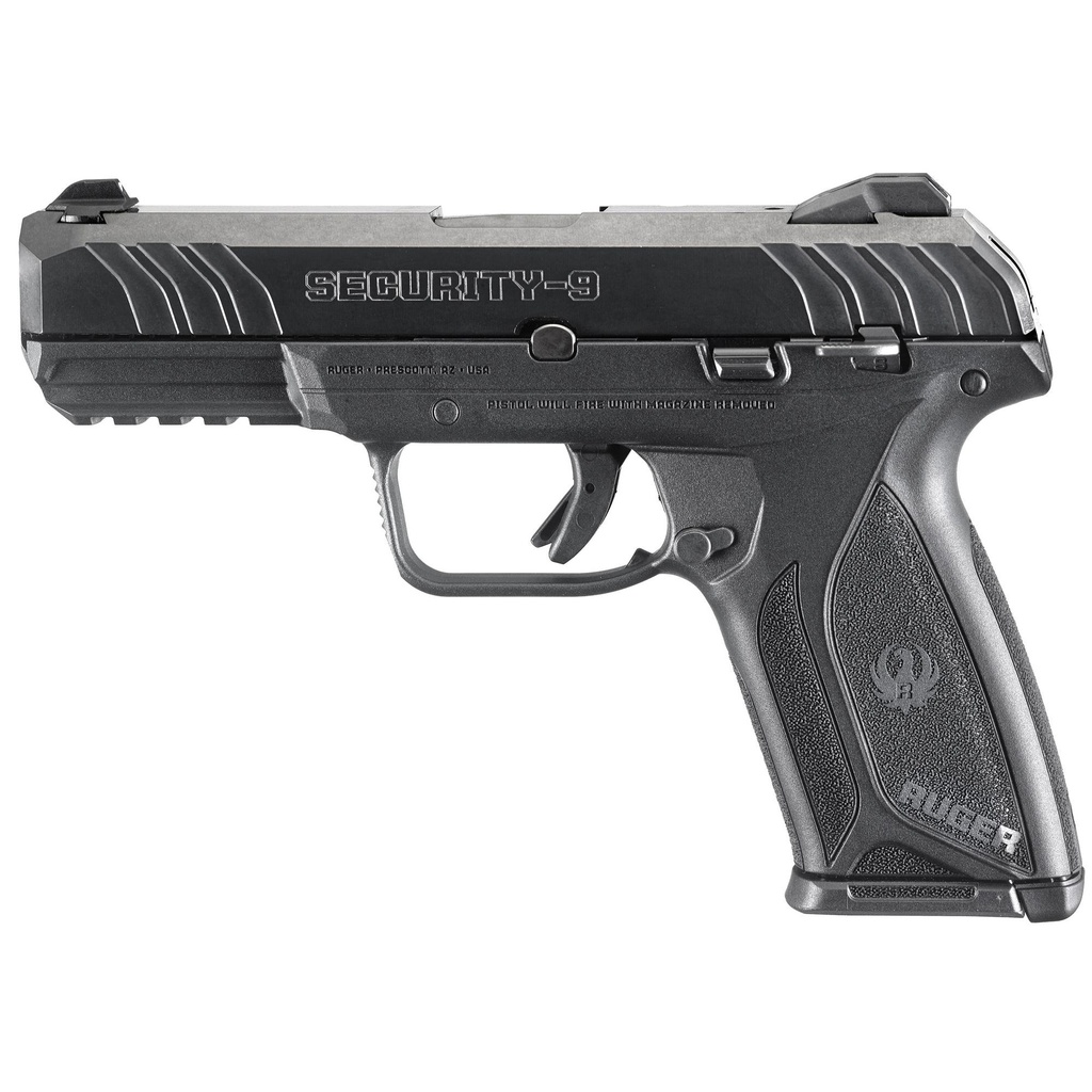 Ruger Security-9 DA 9MM 4" Barrel 10Rds 2Mags Black