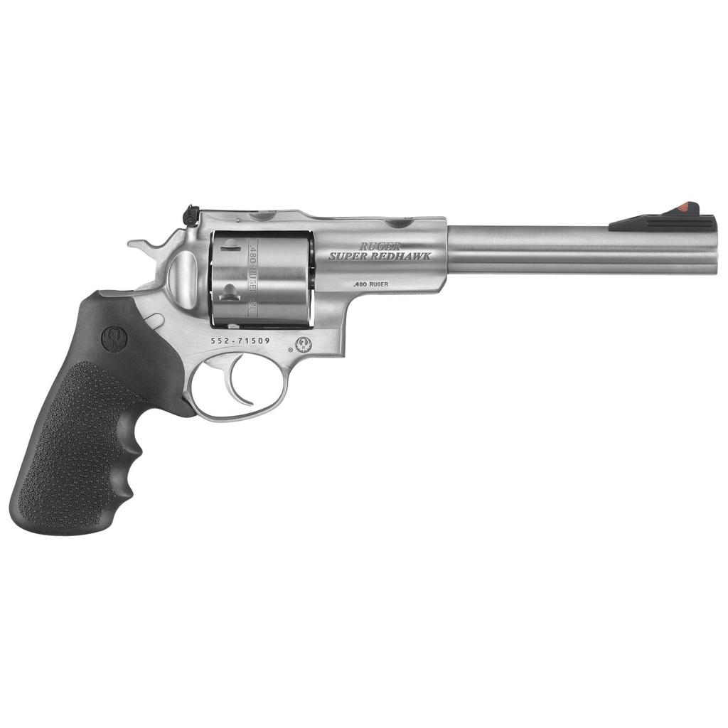 Ruger Super Redhawk Standard DA 480 Ruger 7.5" Barrel 6Rds Silver