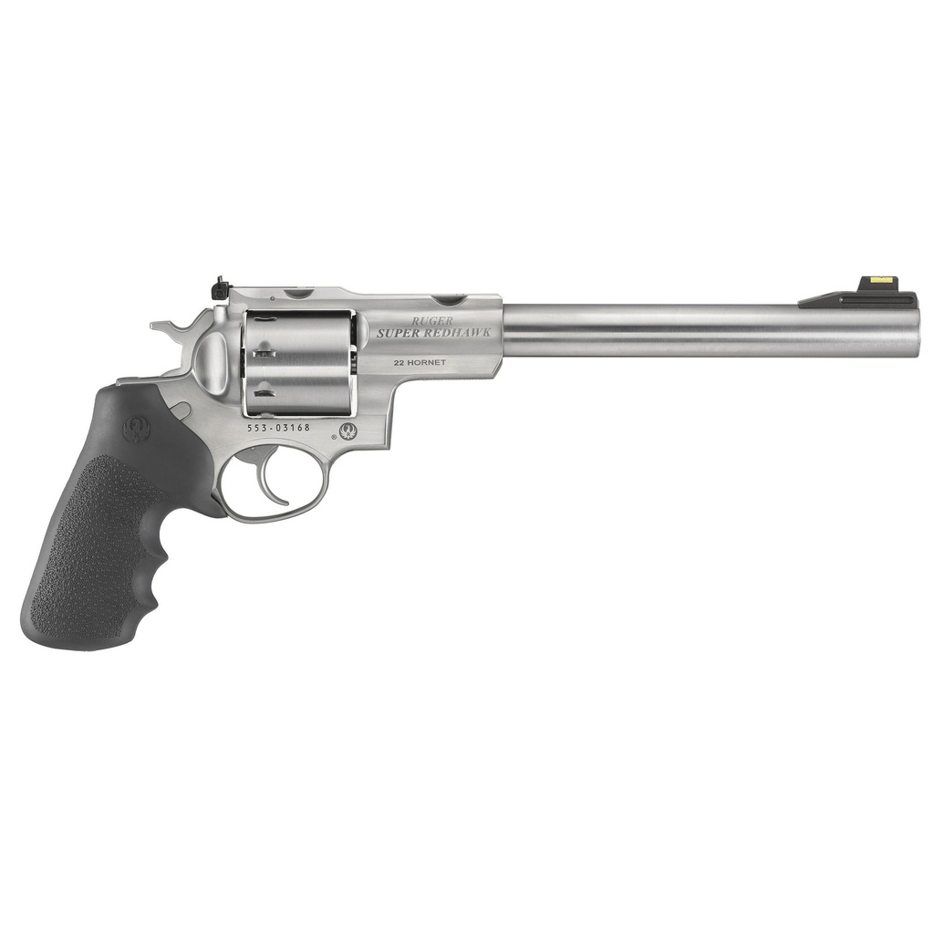 Ruger Super Redhawk Standard DA 22 Hornet 9.5" Barrel 8Rds Silver