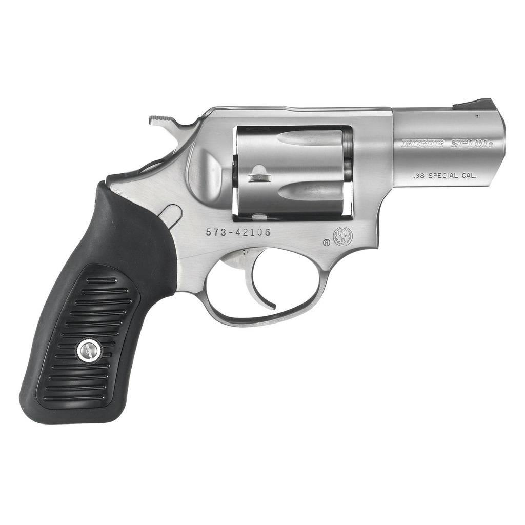 Ruger SP101 DA 38 Special +P 2.25" Barrel 5Rds Silver