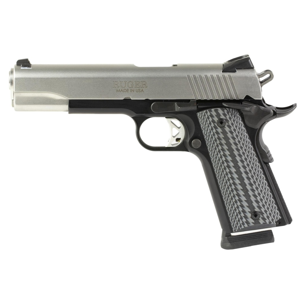 Ruger SR 1911 45ACP 5" Barrel 7Rds 2Mags Silver and Black