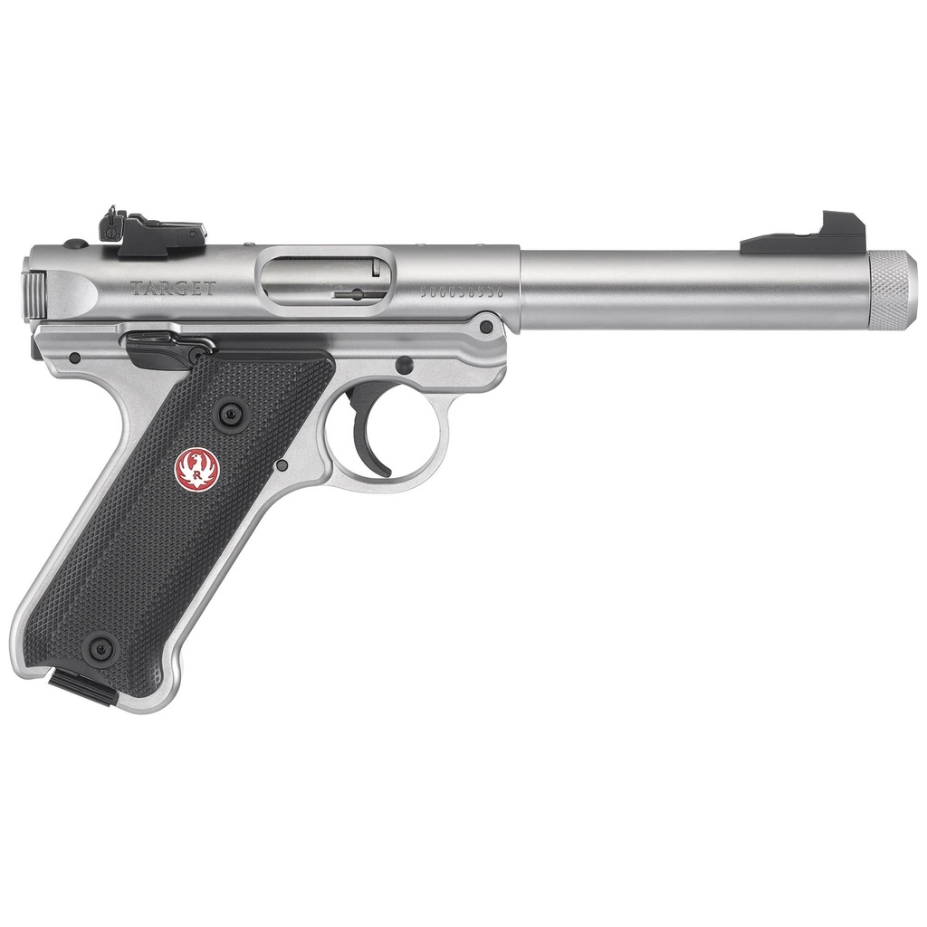 Ruger Mark IV Target SA 22LR 5.5" Barrel 10Rds Silver
