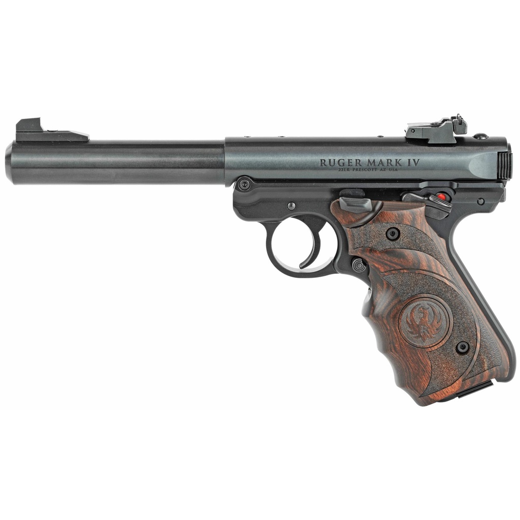 Ruger Mark IV Target SA 22LR 5.5" Barrel 10Rds 2Mags Black