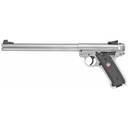 Ruger Mark IV Target SA 22LR 10" Bull Barrel 10Rds 2Mags Silver