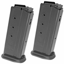 Ruger Magazine 5.7X28MM 20Rds Fits Ruger-57 Steel Black 2 Pack 