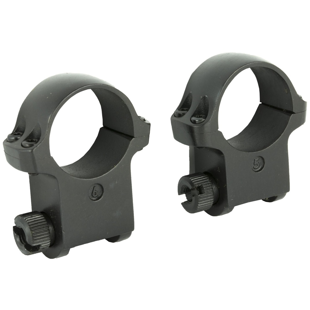 Ruger Standard Ring Set 1" High Matte Blue Finish 1-5BHM & 1-6BHM 2 Pack 