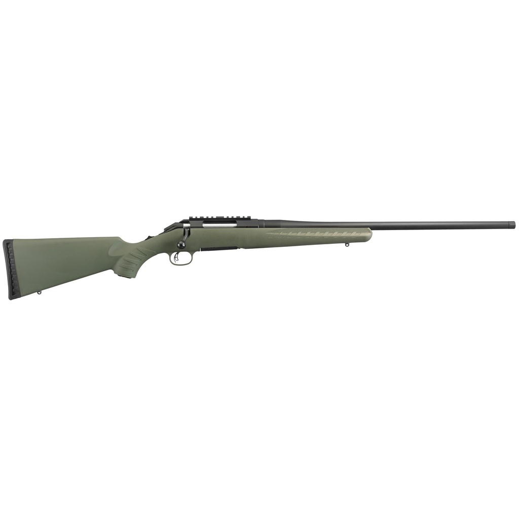 Ruger American Rifle Predator Bolt-Action 22-250 Rem 22" Threaded Barrel 4Rds Moss Green