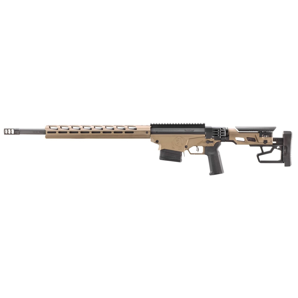 Ruger Precision Bolt Action 308 Winchester 20" Heavy Contour Barrel M-LOK 10Rds 2Mags Black and Bronze