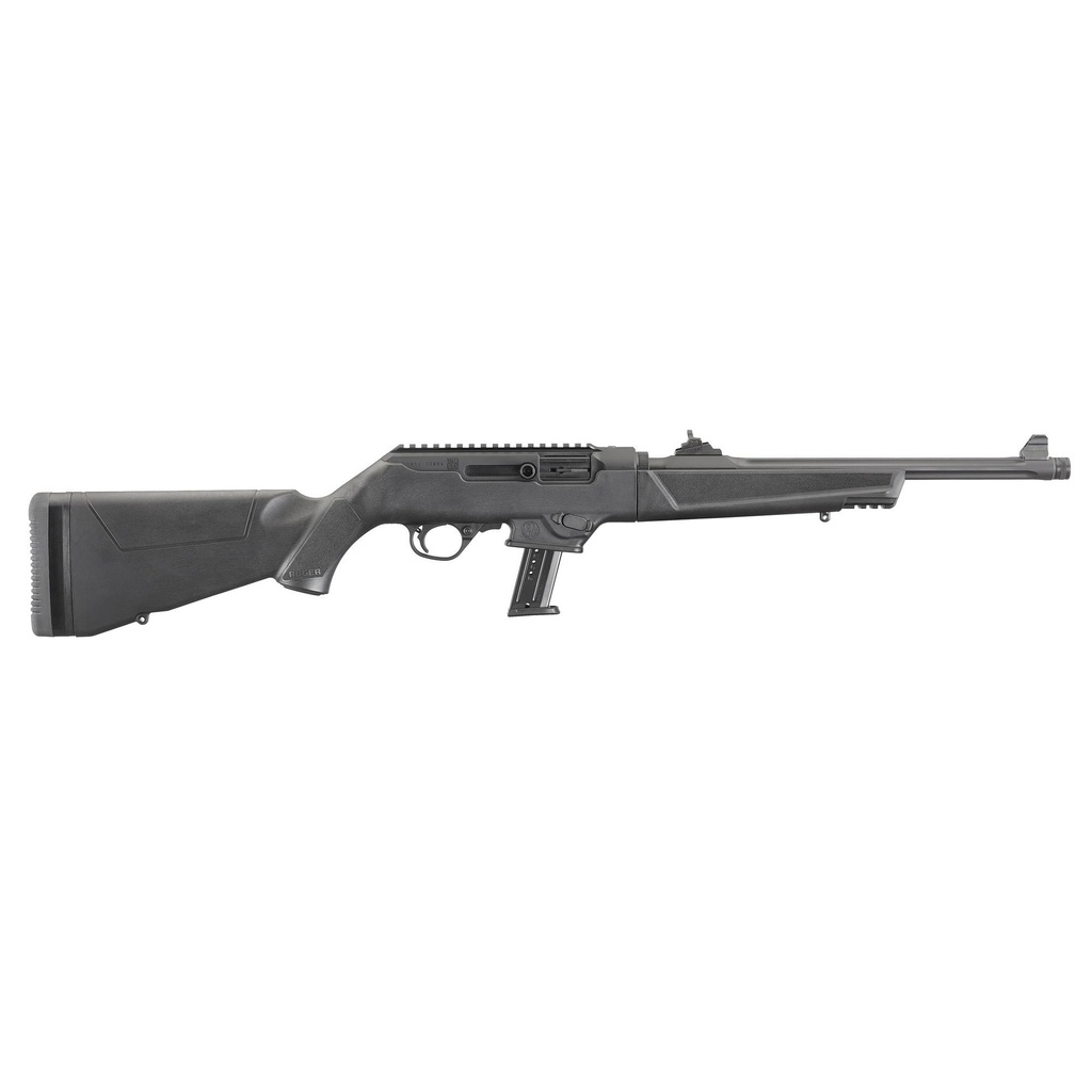 Ruger PC Carbine 9MM 16.12" Fluted/Threaded Heavy Barrel 17Rds Black