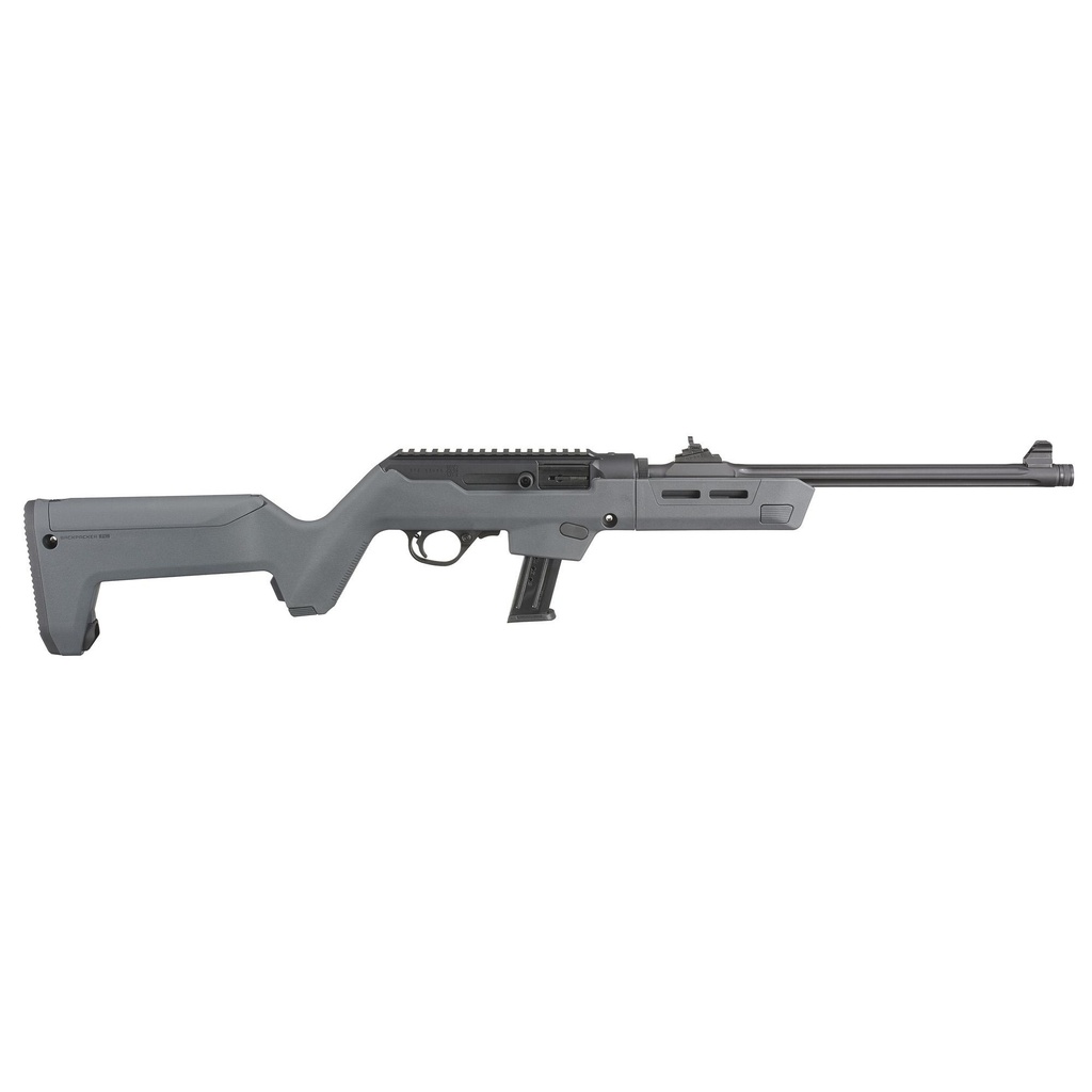 Ruger PC Carbine Magpul Backpacker 9MM 16.12" Fluted Barrel 17Rds Gray