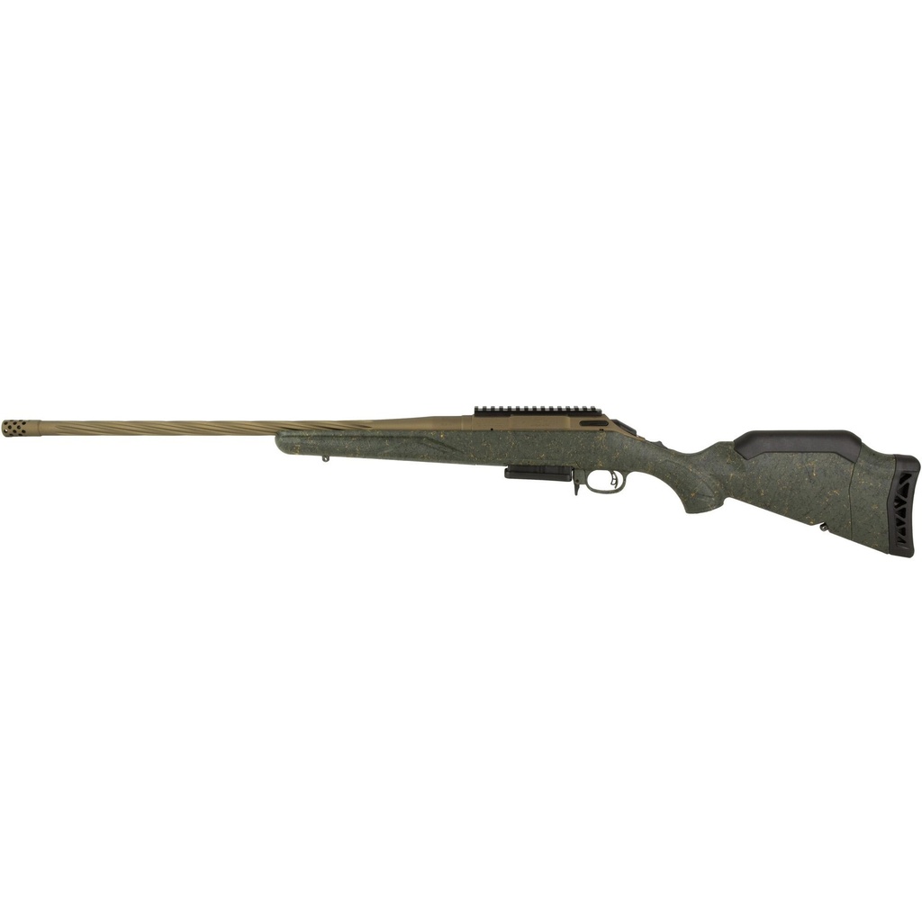 Ruger American Generation II Predator Bolt Action 7MM-08 Remington 22" Spiral Fluted Barrel 3Rds Burnt Bronze