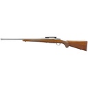 Ruger Hawkeye Hunter Bolt Action 204 Ruger 24" Free Floated Cold Hammer Forged Barrel 5Rds Silver