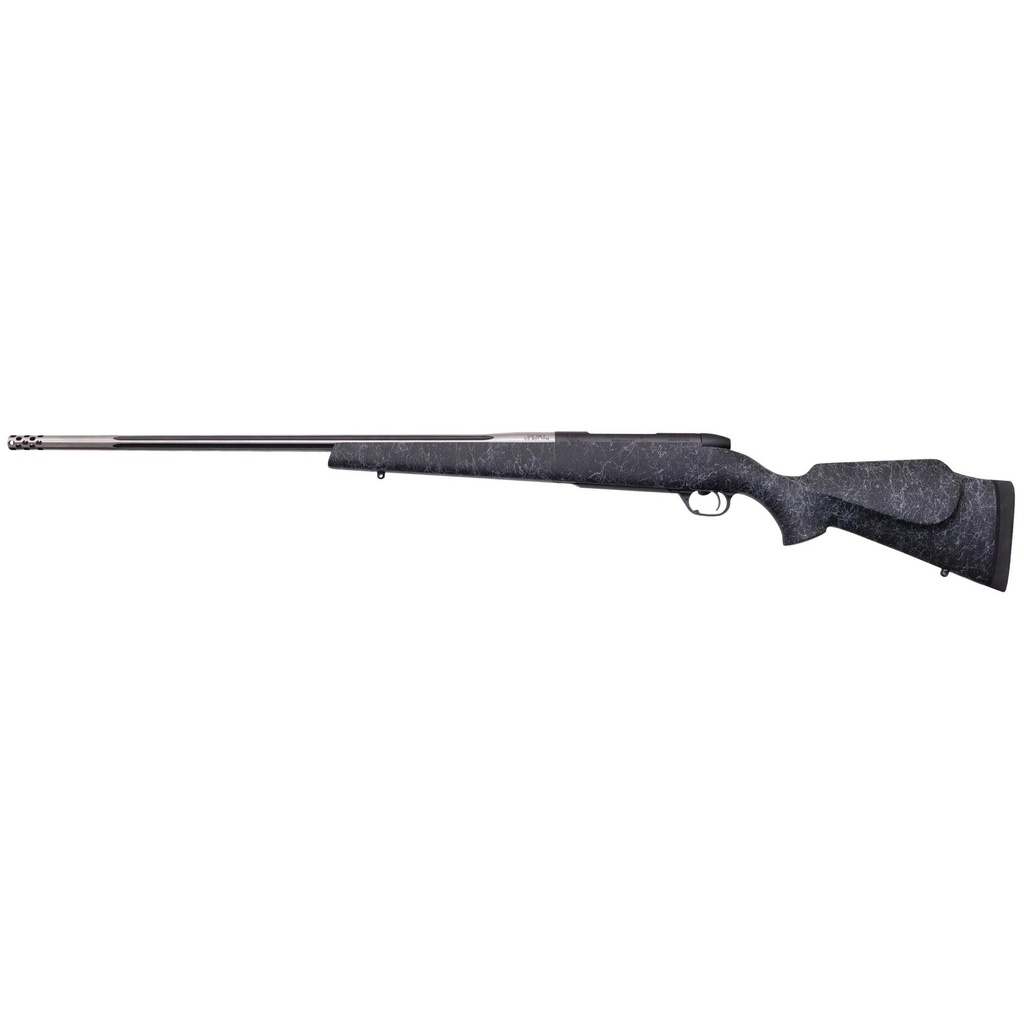 Weatherby Mark V Accumark 7MM PRC 26" Threaded Steel Barrel Black/Gray/Stainless Right Hand 3 Round