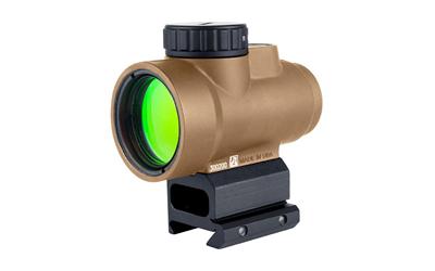 Trijicon MRO SD Red Dot 25mm Objective 2 MOA Dot Anodized Finish Coyote Brown Full Co-Witness Mount 