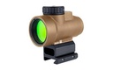 Trijicon MRO SD Red Dot 25mm Objective 2 MOA Dot Anodized Finish Coyote Brown Full Co-Witness Mount 
