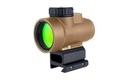 Trijicon MRO SD Green Dot 25mm Objective 2 MOA Dot Anodized Finish Coyote Brown Full Co-Witness Mount 