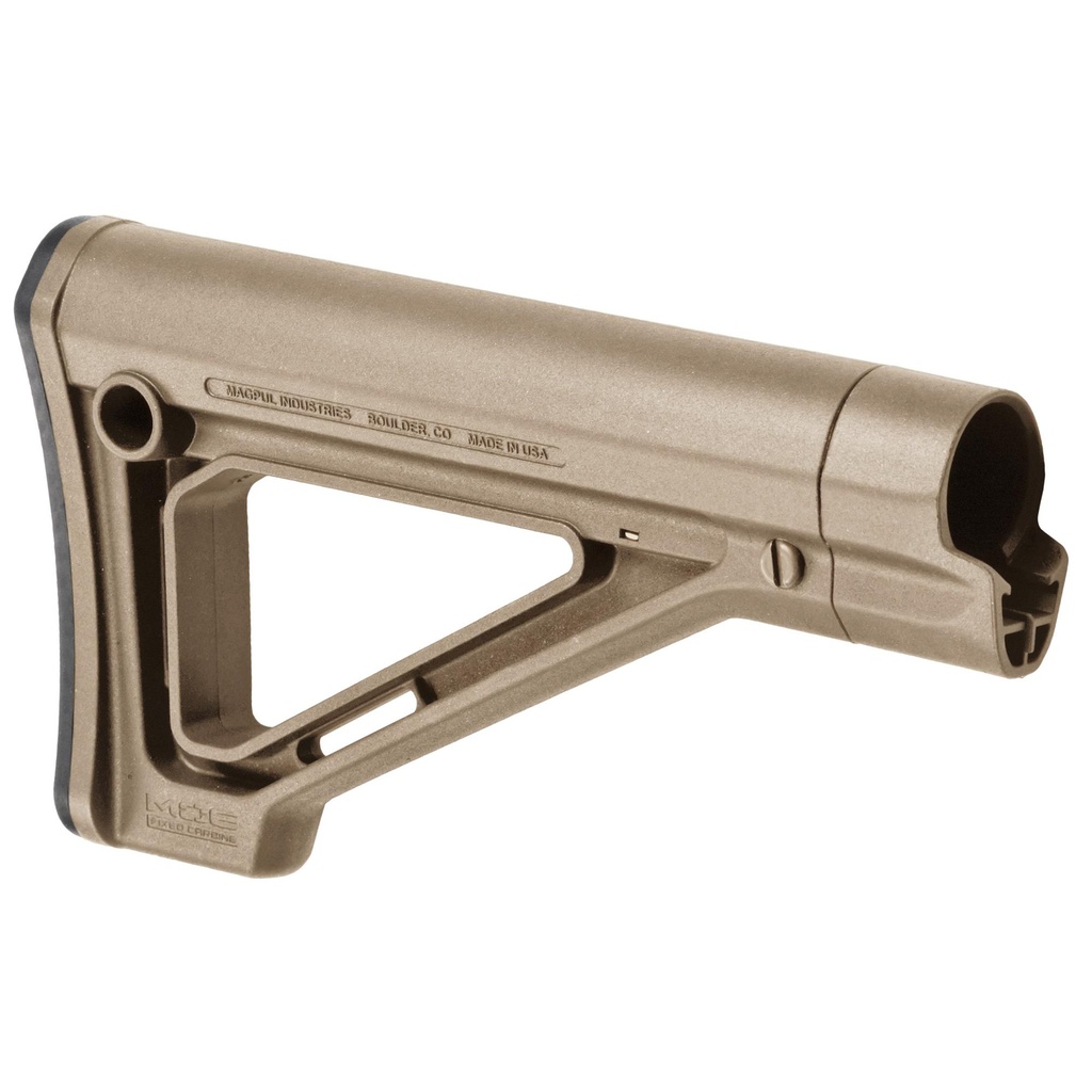 Magpul Industries MOE Fixed Carbine Stock Fits AR Rifles Mil-Spec FDE 
